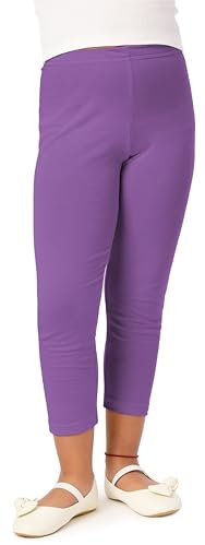 Merry Style Mädchen 3/4 Leggings aus Viskose MS10-131 (Purpur, 158 cm)