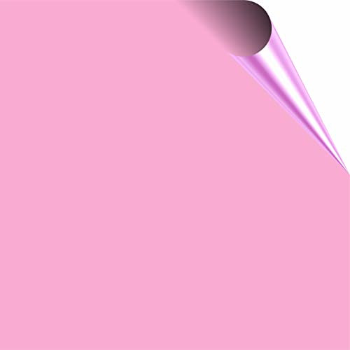 Gloss Tile Stickers for 10cm x 10cm / 100mm x 100mm / 4 Inch Waterproof for Kitchen, Splashback, for Bathroom, Self Adhesive, Peel and Stick On, Removable (Bright Pink, 50)