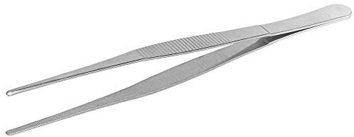 Ideen mit Herz Pinzetta in acciaio inox, lunghezza 20 cm, con dentatura interna e impugnatura scanalata