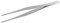 Ideen mit Herz Pinzetta in acciaio inox, lunghezza 20 cm, con dentatura interna e impugnatura scanalata