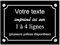 Plaque de rue décorative en aluminium Personnalisée pour intérieur et extérieur 20x15cm Noir