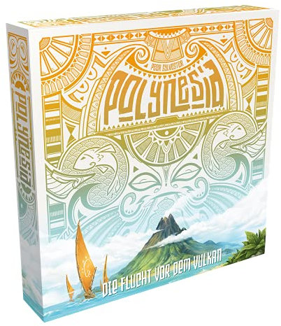 Ludonova, Polynesia – Die Flucht vor dem Vulkan, Familienspiel, Brettspiel, 2-4 Spieler, Ab 12+ Jahren, 75+ Minuten, Deutsch
