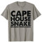 Schlange, weil Menschen saugen - Cape House Snake T-Shirt