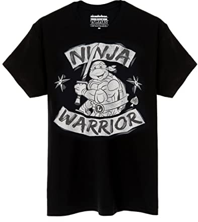 TEENAGE MUTANT NINJA Turtles T-Shirt for Adults | Mens Womens Ladies TMNT Ninja Warrior Comics | Leonardo Michelangelo Donatello Raphael Fighting Reptiles