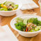 HOT BARGAINS Bagasse Disposable Bowls 16oz (460ml), Pack of 50, White, Biodegradable