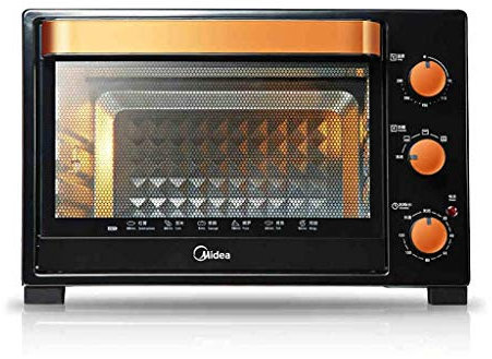 Mini Ovens T3-L326B (Bk) Electric Oven, Household 32L Large Capacity Multi-Function Baking Oven, Black Independent Temperature Control Electric Oven Useful