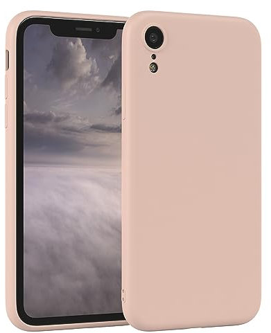 EAZY CASE - Silikonhülle für iPhone XR Hülle Silikon Case Rosa weich stoßfeste Handyhülle iPhone XR Schutzhülle mit Kameraschutz Dünn Premium Schutz Cover TPU Phone Bumper in Altrosa Pastell