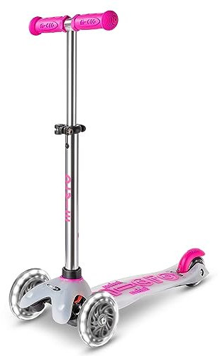 Mini micro Deluxe Flux LED | Das ORIGINAL | Kinderroller ab 2 Jahren | Inklusive LED Rollen | Direkt vom Hersteller