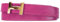 Zakatte • Damen Gürtel aus Kunstleder mit H-Schnalle Hüftgürtel Taillengürtel Damengürtel BS058 (Fuchsia-Gold, 95 cm)