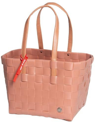 Witzgall Ice-Bag Klassik PU Lederhenkel 5050-26-0U Einkaufstasche, Einkaufskorb, Shoppertasche, 37x24x28/53 cm