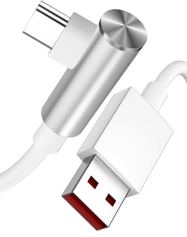 Câble USB C Charge Rapide 120W 6A pour Redmi Note 13 Pro 13 12 Pro 11 11s 13C,Câble USB C Coudé 90 Degrés 1M Câble USB Type C Charge Turbo pour Xiaomi 14 13T 13 Pro 12T 11T POCO X7 Pro X6 Pro F6 Pro