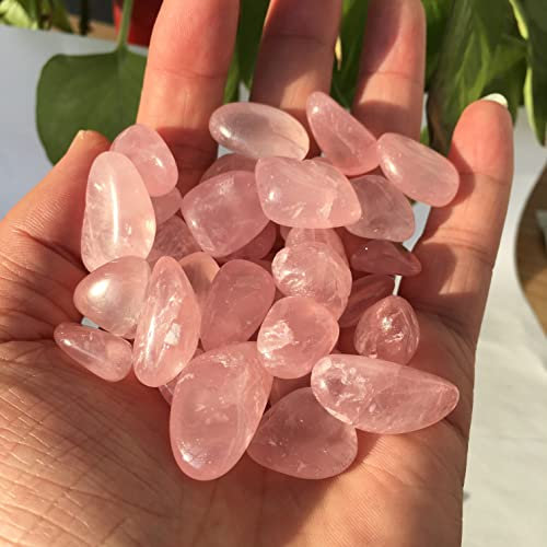 AUOQKQUT Home Decoration Natural Rose Crystal Crushed Stone Rose Quartz Crushed Stone Crystal Aquarium Garden GardenEnergy Stone Decoration Stones Natural stones home decoration(Size:1500g)
