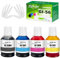 FANSHENG GI56 GI-56 Tinte kompatibel mit Canon GI 56 Tintenfehlflaschen für MAXIFY GX7050 GX6050 GX5050 GX4050 GX3050 Drucker 7700 Seiten (4 Pack Schwarz/Cyan/Magenta/Gelb)