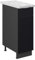 Vicco Apothekerschrank Fame-Line, Schwarz gestreift, 30 cm, AP Marmor