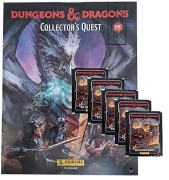 Panini Dungeons & Dragons Hybrid Stickerserie | 1x Stickeralbum + 5x Stickertüten (Deutsche Version)