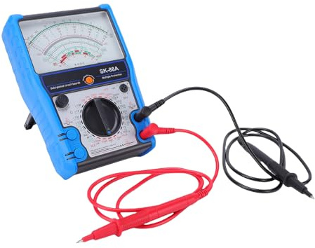 RASTKY Multimetro Analogico Tester Analogico con Supporto Magnetico - Misuratore Ad Ago per Test di Tensione - Adatto per la Manutenzione della proprietà (SK-88A)