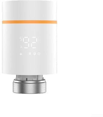 QuivyLivy Válvula termostática programable para radiador WiFi con aplicación Tuya Smart Life y control de voz Alexa, controlador de calefacción de eficiencia energética para el hogar