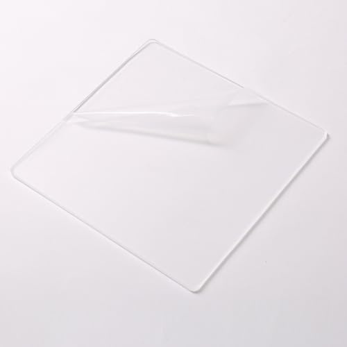 1 mm Policarbonato Placas Transparente Plancha de Policarbonato Plastico Invernadero Antienvejecimiento Resistente a la Intemperie para Soláriums(40x80cm/16x32in)