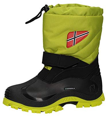 Spirale Morten, Stivali da Neve, Verde, 33 EU