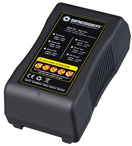 Bresser BR-RL130S V-Mount Akku, 130Wh, 14.8V, für Fotostudio