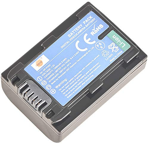 DSTE NP-FH50 Batterie Compatible pour Sony DSC-HX1 DSC-HX100V DSC-HX200V HDR-TG5V HDR-TG1E HDR-TG3 HDR-TG5 HDR-TG7