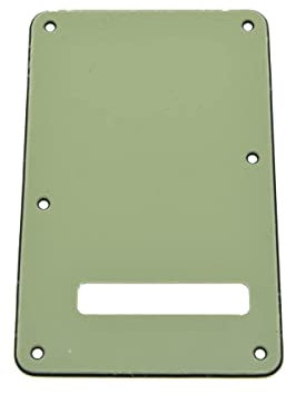 Dopro Strat Guitar Back Plate ST Trem Tremolo Cover fits USA/Mexican Standard Fender Stratocaster Mint Green 3 Ply