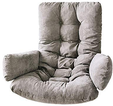 Hängesessel Kissen, Polster,Hängesessel KissenHängestuhl Sitzauflage Drehsessel Kissen Polster Auflagen für Rattanstühle zum Indoor Outdoor Zuhause Büro Patio Yard Garten (grau)