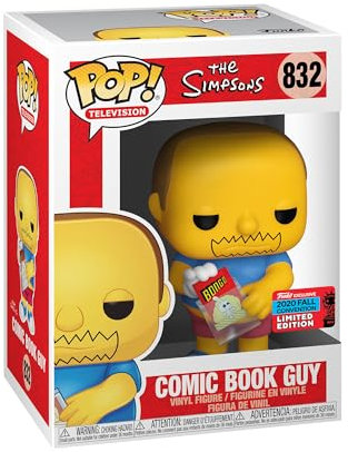 Funko POP! Animation: the Simpsons - Comic Book Guy - Collectable Vinyl Figure - Gift Idea - Official Merchandise - Toys for Kids & Adults - TV Fans - Model Figure for Collectors and Display