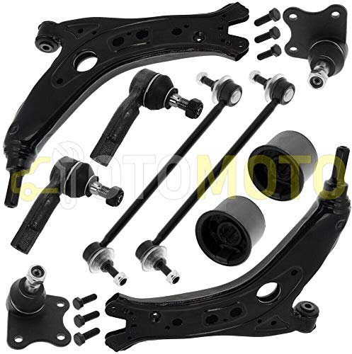 Querlenker-Kit vorne kompatibel mit Seat Ibiza Cordoba 6L bestehend aus 10 Autoteilen
