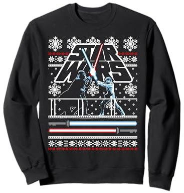Star Wars Christmas Battle Ugly Sweater Sweatshirt