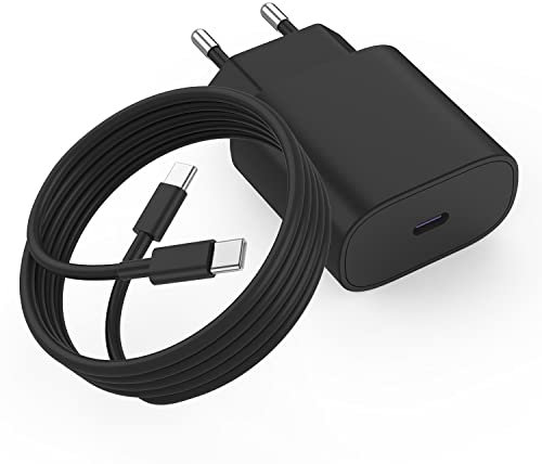 USB C Schnellladegerät für Samsung, USB C Netzteil mit Kabel 2m for Samsung Galaxy S25/S25 Ultra/S24/S24Ultra/S23/S23 Ultra/S22/S22 Plus/S22 Ultra/S21/S20/A53