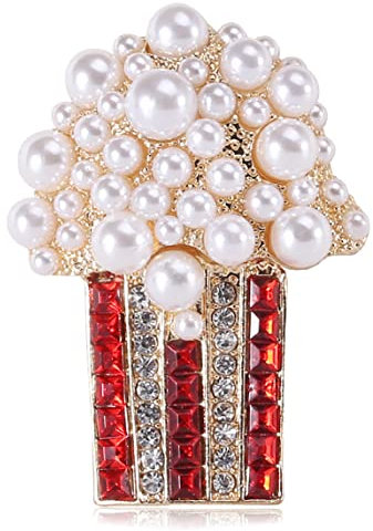 MAYIYAHO Design Gold Farbe Legierung Hochwertige Imitation und Diamante Blumenschmuck Brosche für Hochzeit Luxus Brautstrauß Pin