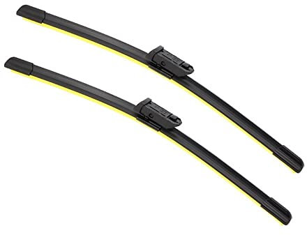 Ersatzwischblätter Auto Wischerblatt Frontscheibe Windschutzscheibe Silikon Refill Wischer Autozubehör Für Tesla Für Model 3 26+19 2018-2021 Scheibenwischer (Color : Left Steering 2619)
