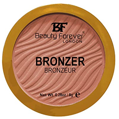 Beauty Forever Bronzer, Highly Pigmented Matte Pressed Powder For Face & Body, 8gms (01 SUNBEAM)