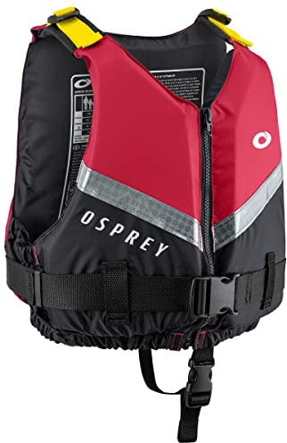 Osprey Kids Buoyancy Aid | Junior 50N Waterproof Buoyancy Vest for Watersports, Kayaking, Paddle Boarding, Watersports, Multiple Colours, Red, XL
