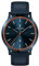Lilienthal Berlin Herrenuhr Huxley in Dunkelblau – Armbanduhr am Lederband – aus 316L Chirurgenstahl mit einem Quarzuhrwerk & saphirgehärtetem Mineralglas – 40 mm