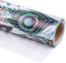 RUSPEPA Geschenkpapierrolle – Mini-Rolle – Pfauenfeder-Design, ideal für Geburtstag, Party und Babyparty – 43,2 cm x 10 m