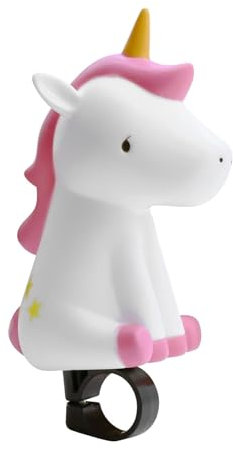VIDSTW Campanello Bici Bambino, Campanello Bici Bambina, Clacson Bici, Trombetta Bici, Accessori Bici Bambina, Accessori Bici Equilibrio Bambino, Regali per Bambini (Unicorno)