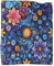 KWFYBEHZ Blumen Pattern Plaid Couverture Polaire Flanelle,Indischer Stil Couverture Lit,Plaid Jeté De Canapé,Couverture Chaude Et Douce En Peluche,40x50inch(100x130cm)