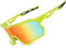 suoso Sportbrille-Fahrradbrille-Herren-Damen-Polarisierte-Sonnenbrille-Sunglasses-Men-Women-UV400 Schutz-Schnelle Brille Rave,z67-Grün-rot