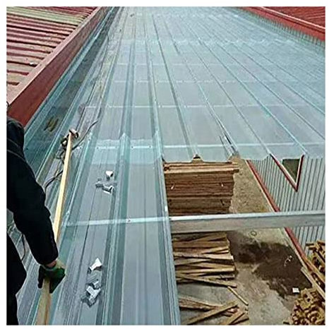 Rygcrud 5 Pcs Polycarbonate Pergola Cover Roof Panels, Greenhouse Coop Roofing Canopies, Clear Outdoor Fiber Glass Sheet Insolated for Deck Walkway Patio(84x150 cm)