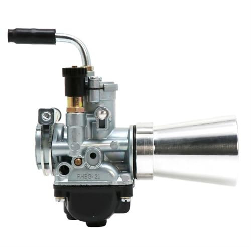 JKGVNCT Carburatore ALCON con Filtro Aria for Dellorto PHBG 17.5 19.5 21 AS Compatibile con Motore a 4 Tempi da 50-100 CC Accessori for motociclette(21AS Set)