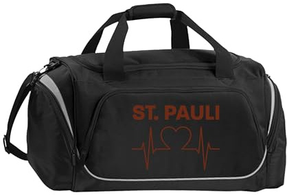 multifanshop Sporttasche - St. Pauli - Herzschlag