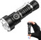 Wurkkos TS12 SFT25R Kleine Taschenlampe Usb C Aufladbar, 1350 Lumen Strahlentfernung 473 Meter, LED Taschenlampe Mini Extrem Hell, IP68 Wasserdicht 8 Lichtmodi für Camping, Wandern, Notfälle, Outdoor