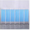 dsmsdre Medizinischer Sichtschutz Mit Rädern, Faltbarer Und Rollbarer Raumteiler, Sichtschutz Für Büro, Zimmer, Restaurant, Krankenhaus,Blue-6PCS