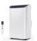 EUHOMY - Condizionatore portatile 12000 BTU 4 in 1 con calore, deumidificatore, modalità ventola, basso rumore AC con 46 dB a basso rumore e modalità di sospensione per
