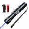 Fiauli Lasers Flashlight, Long Range Beam Spot Switch Lasers Pen, Pointer Beam High Power Rechargeable Pen, 18650 Battery Star Cap Flashlight Blue with Battery&Charge