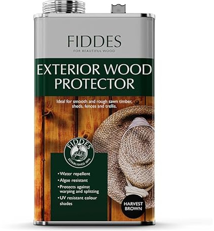 Fiddes Exterior Wood Protector 5 Litre, Clear
