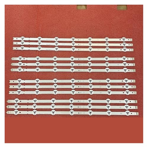 WANGYIWH Lot de 12 bandes LED for téléviseur 55 pouces (55LB731V, 55LB700V, 55LB730V, 55LB670V, 55GB7800, 55LB671V, 55LB673V, 55LB675V, 55LB677V)