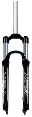 Stoßdämpfer Absorber Fahrrad-Vorderradgabel, 26 27,5 29 Zoll, Aluminiumlegierung, Mountainbike-Federgabel, Stoßdämpfer, Vorderradgabel, Federweg 100 Mm Federdämpfer(27.5 inches black)